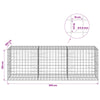 Gabion 3,5 mm langasta ja 10x10 cm verkosta 300x100x100 cm