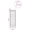 Gabion 3,5 mm langasta ja 10x10 cm verkosta 50x100x150 cm
