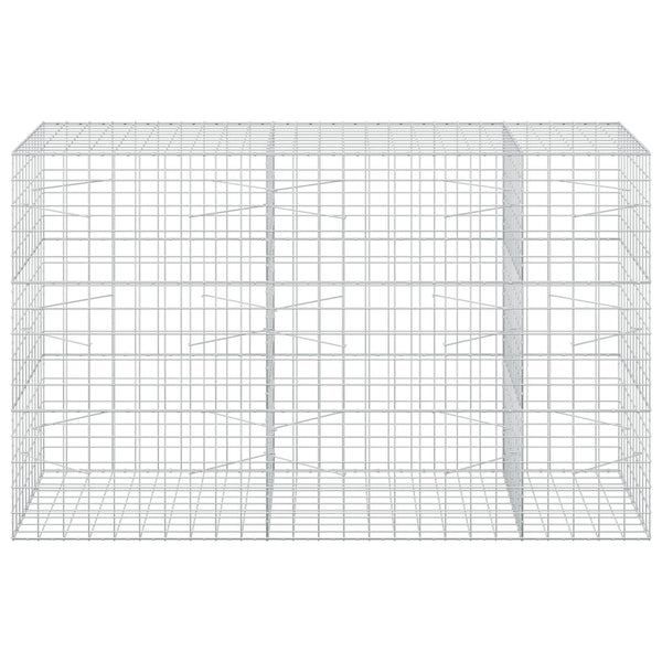 Gabion 3,5 mm langasta ja 10x10 cm verkosta 250x100x150 cm