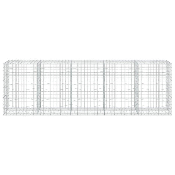 Gabion 3,5 mm langasta ja 10x10 cm verkosta 500x100x150 cm