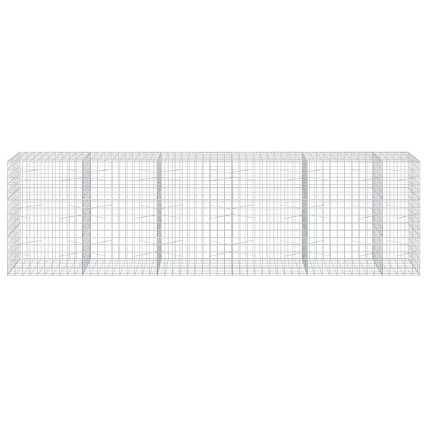 Gabion 3,5 mm langasta ja 10x10 cm verkosta 550x100x150 cm