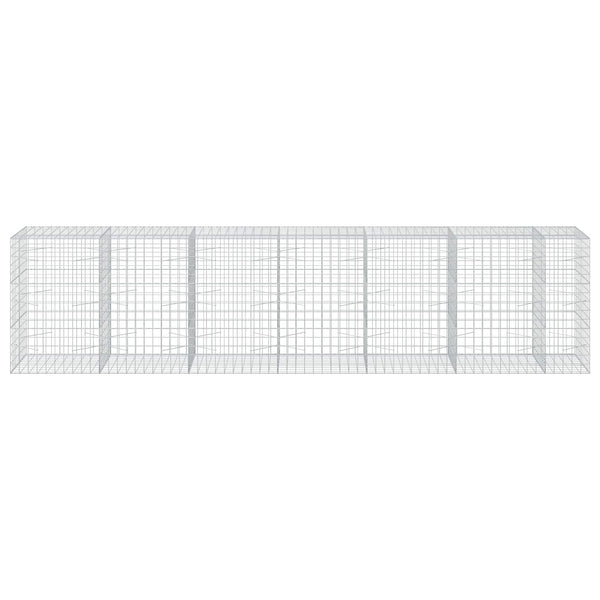 Gabion 3,5 mm langasta ja 10x10 cm verkosta 650x100x150 cm