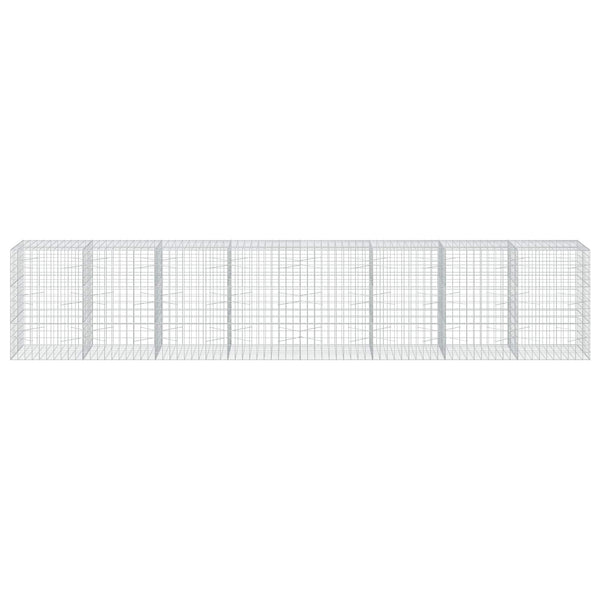 Gabion 3,5 mm langasta ja 10x10 cm verkosta 800x100x150 cm