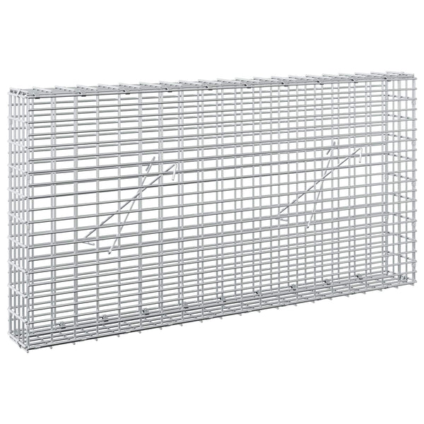 Gabion 5 mm langasta ja 5x2,5 cm verkosta 100x10x50 cm