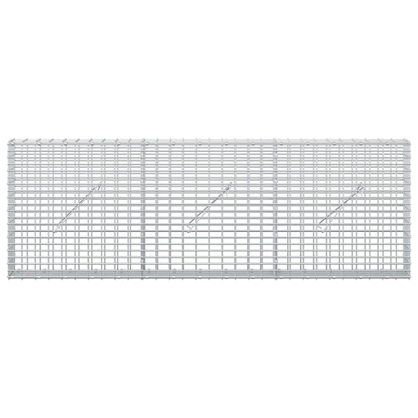 Gabion 5 mm langasta ja 5x2,5 cm verkosta 150x10x50 cm
