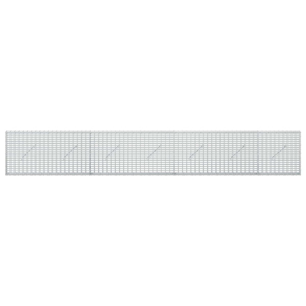 Gabion 5 mm langasta ja 5x2,5 cm verkosta 350x10x50 cm