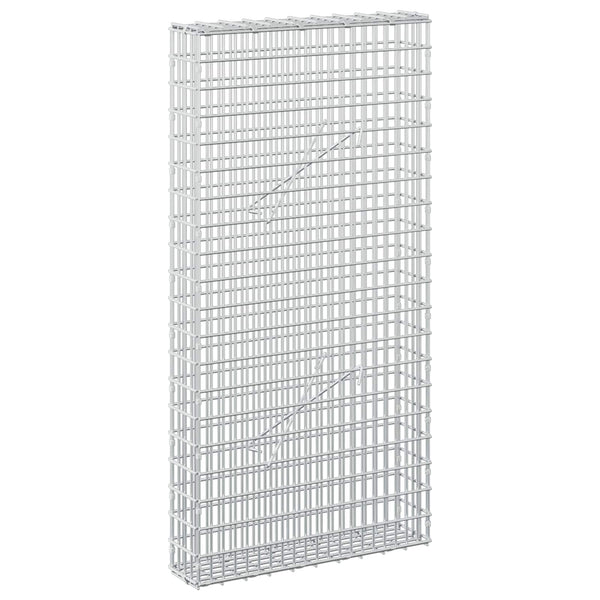 Gabion 5 mm langasta ja 5x2,5 cm verkosta 50x10x100 cm