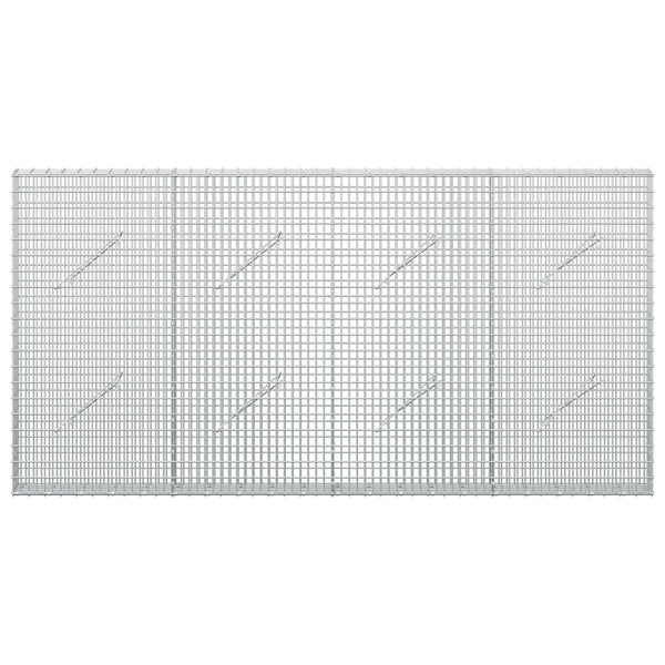Gabion 5 mm langasta ja 5x2,5 cm verkosta 200x10x100 cm