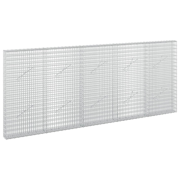 Gabion 5 mm langasta ja 5x2,5 cm verkosta 250x10x100 cm