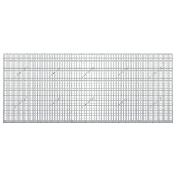 Gabion 5 mm langasta ja 5x2,5 cm verkosta 250x10x100 cm