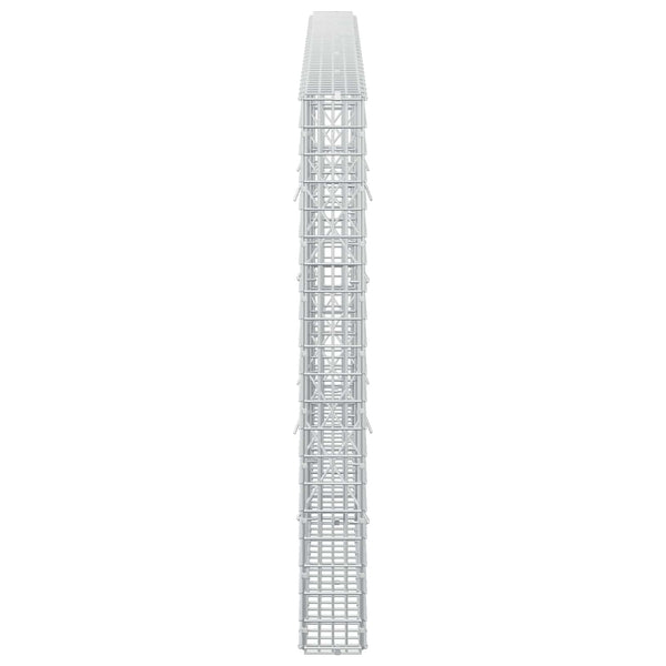 Gabion 5 mm langasta ja 5x2,5 cm verkosta 250x10x100 cm