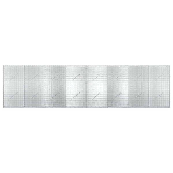Gabion 5 mm langasta ja 5x2,5 cm verkosta 400x10x100 cm