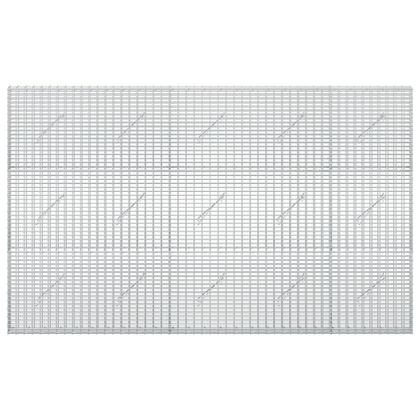 Gabion 5 mm langasta ja 5x2,5 cm verkosta 250x10x150 cm