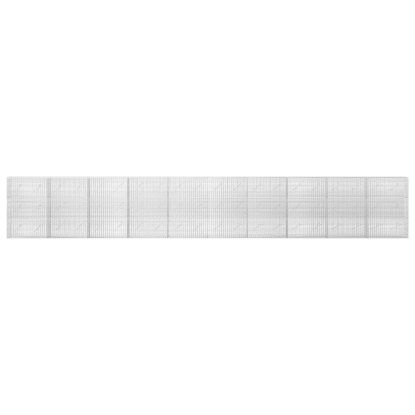 Gabion 5 mm langasta ja 5x2,5 cm verkosta 1000x10x150 cm