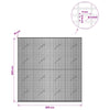 Gabion 5 mm langasta ja 5x2,5 cm verkosta 200x10x200 cm