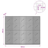 Gabion 5 mm langasta ja 5x2,5 cm verkosta 250x10x200 cm