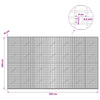 Gabion 5 mm langasta ja 5x2,5 cm verkosta 350x10x200 cm