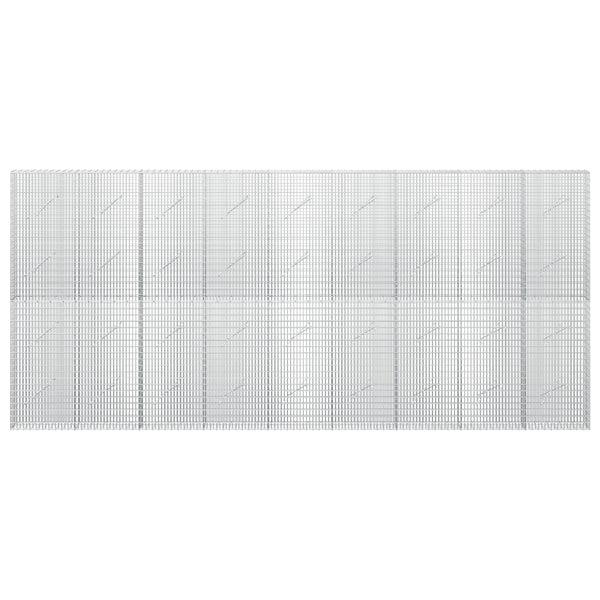 Gabion 5 mm langasta ja 5x2,5 cm verkosta 450x10x200 cm
