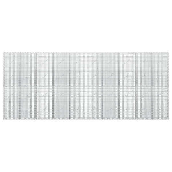 Gabion 5 mm langasta ja 5x2,5 cm verkosta 500x10x200 cm