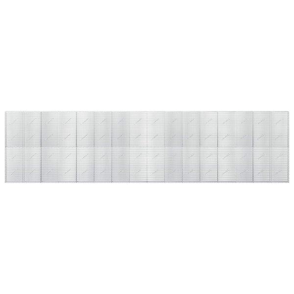 Gabion 5 mm langasta ja 5x2,5 cm verkosta 800x10x200 cm