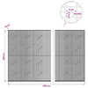 Gabion 5 mm langasta ja 5x2,5 cm verkosta 900x10x200 cm