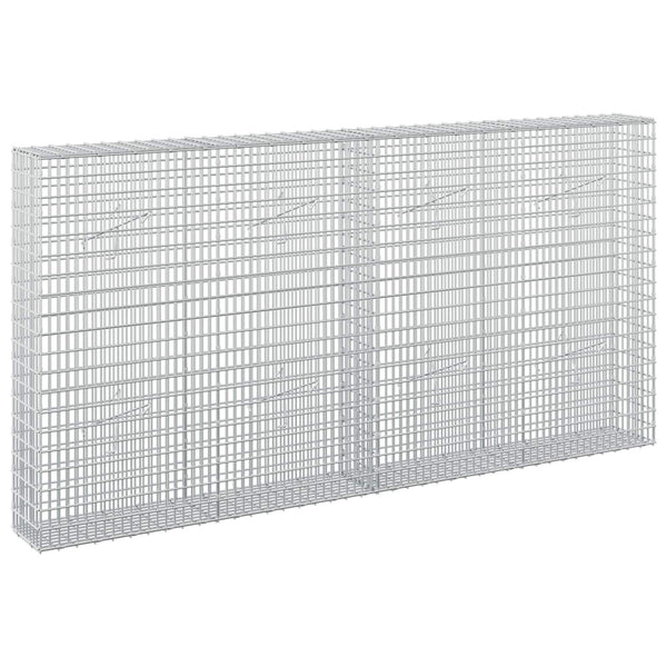 Gabion 5 mm langasta ja 5x2,5 cm verkosta 200x20x100 cm