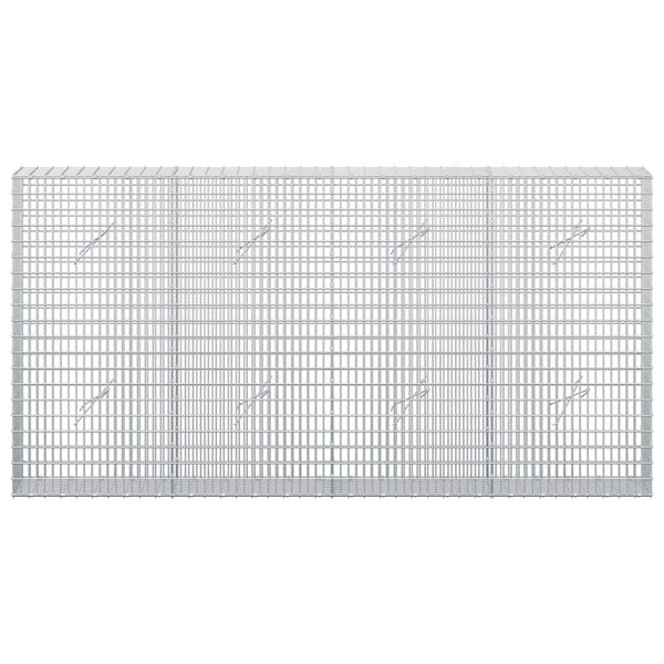 Gabion 5 mm langasta ja 5x2,5 cm verkosta 200x20x100 cm