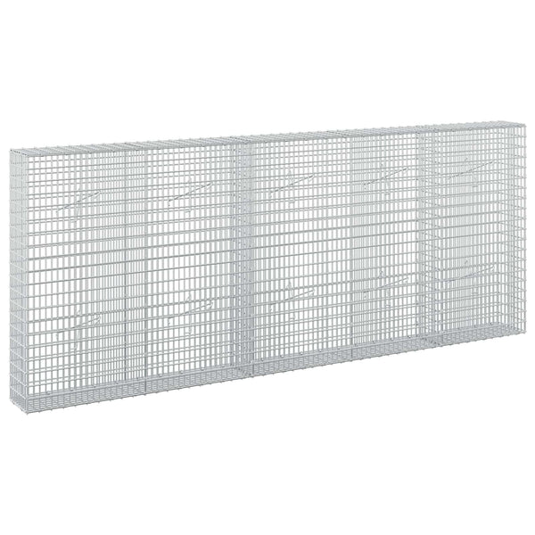 Gabion 5 mm langasta ja 5x2,5 cm verkosta 250x20x100 cm