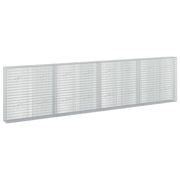Gabion 5 mm langasta ja 5x2,5 cm verkosta 400x20x100 cm