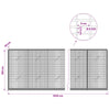 Gabion 5 mm langasta ja 5x2,5 cm verkosta 1050x20x100 cm