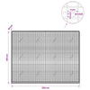 Gabion 5 mm langasta ja 5x2,5 cm verkosta 200x20x150 cm