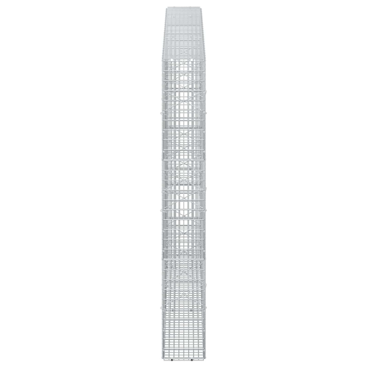 Gabion 5 mm langasta ja 5x2,5 cm verkosta 250x20x150 cm