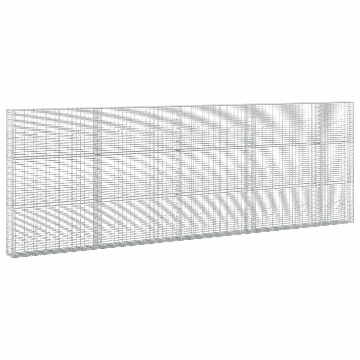 Gabion 5 mm langasta ja 5x2,5 cm verkosta 450x20x150 cm