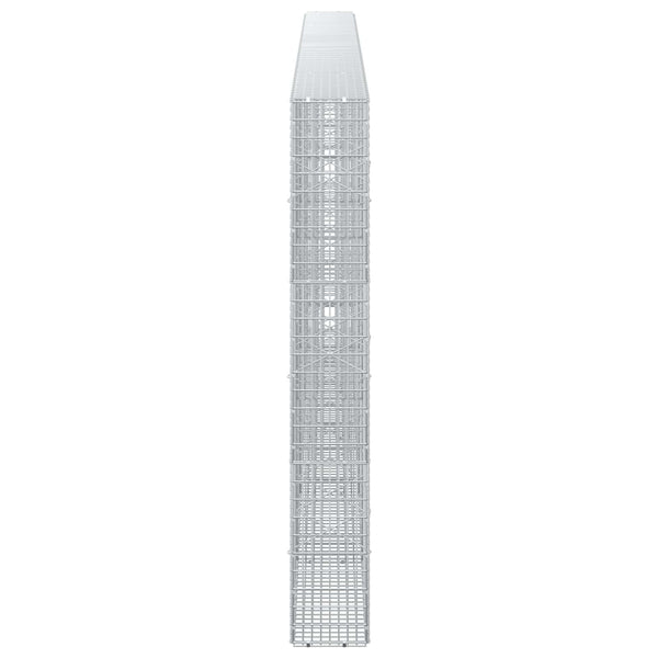 Gabion 5 mm langasta ja 5x2,5 cm verkosta 500x20x150 cm