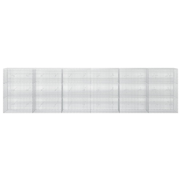 Gabion 5 mm langasta ja 5x2,5 cm verkosta 600x20x150 cm