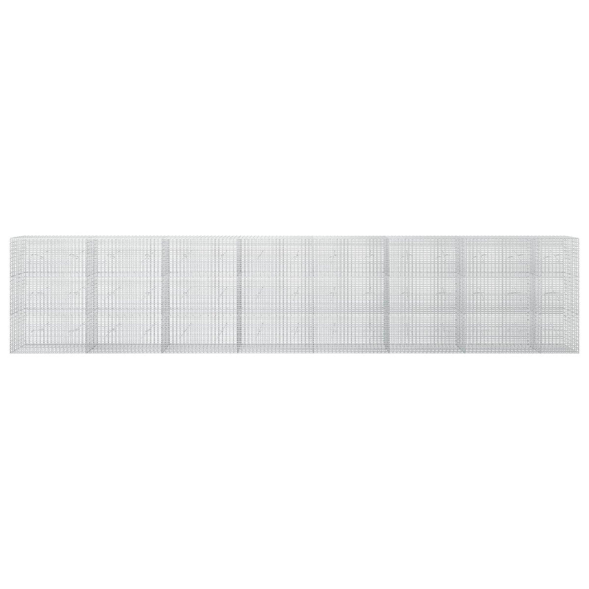 Gabion 5 mm langasta ja 5x2,5 cm verkosta 750x20x150 cm