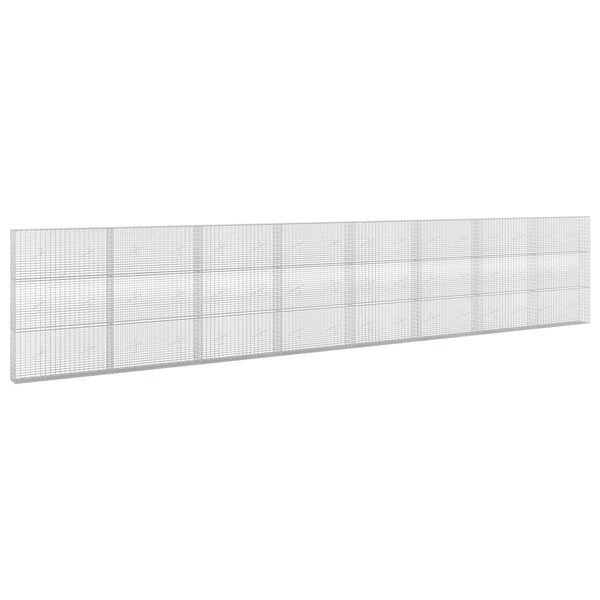 Gabion 5 mm langasta ja 5x2,5 cm verkosta 800x20x150 cm