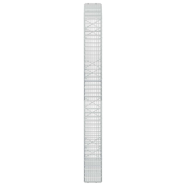 Gabion 5 mm langasta ja 5x2,5 cm verkosta 100x20x200 cm