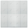 Gabion 5 mm langasta ja 5x2,5 cm verkosta 200x20x200 cm