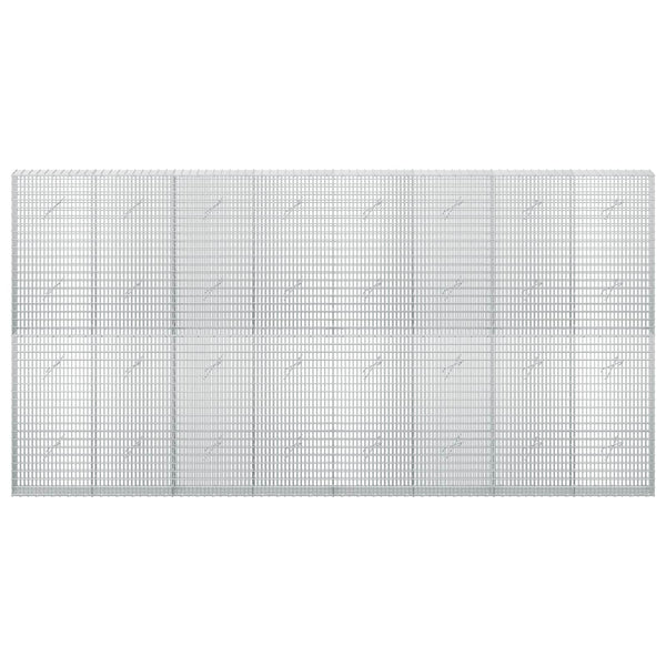 Gabion 5 mm langasta ja 5x2,5 cm verkosta 400x20x200 cm