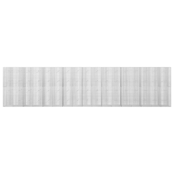 Gabion 5 mm langasta ja 5x2,5 cm verkosta 850x20x200 cm