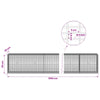 Gabion 5 mm langasta ja 5x2,5 cm verkosta 1050x30x50 cm