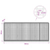 Gabion 5 mm langasta ja 5x2,5 cm verkosta 250x30x100 cm