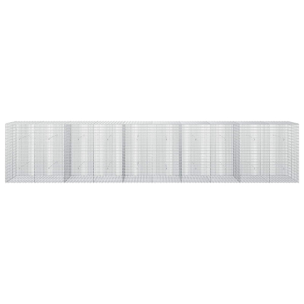 Gabion 5 mm langasta ja 5x2,5 cm verkosta 500x30x100 cm