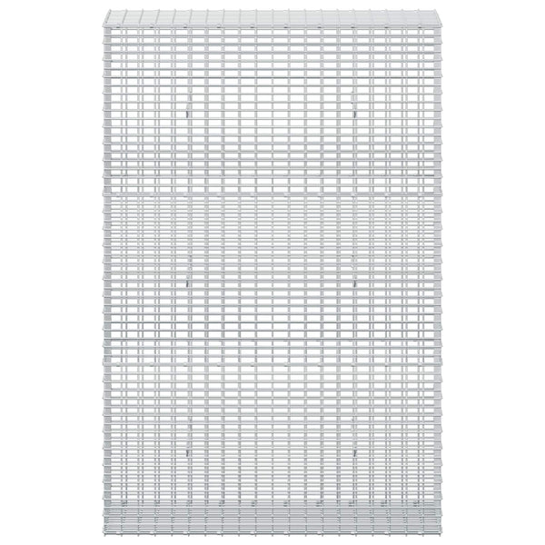 Gabion 5 mm langasta ja 5x2,5 cm verkosta 100x30x150 cm