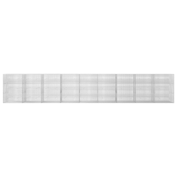 Gabion 5 mm langasta ja 5x2,5 cm verkosta 900x30x150 cm