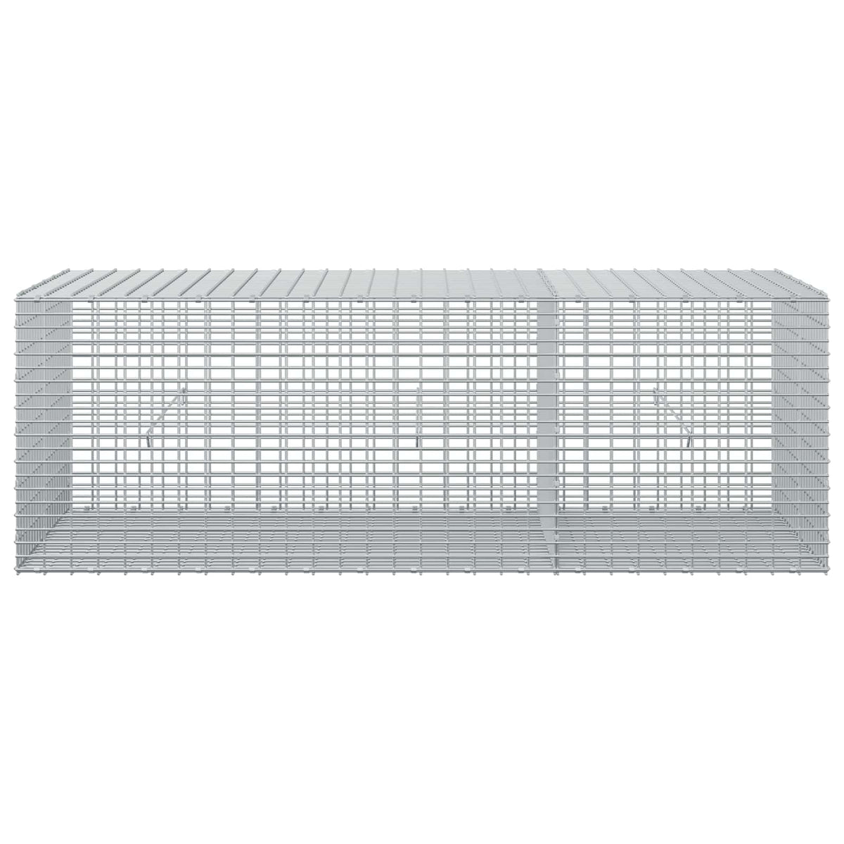 Gabion 5 mm langasta ja 5x2,5 cm verkosta 150x50x50 cm