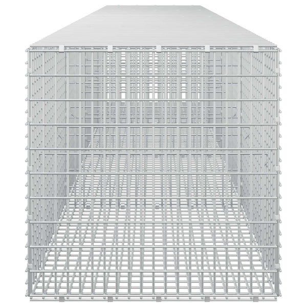 Gabion 5 mm langasta ja 5x2,5 cm verkosta 400x50x50 cm