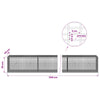 Gabion 5 mm langasta ja 5x2,5 cm verkosta 1100x50x50 cm
