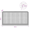 Gabion 5 mm langasta ja 5x2,5 cm verkosta 200x50x100 cm